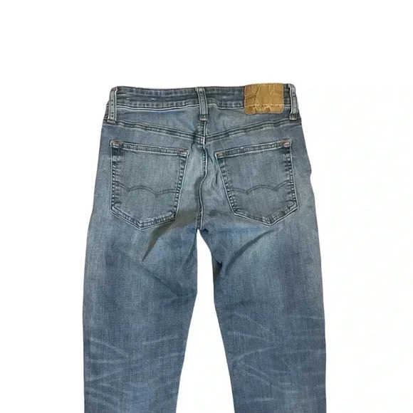 American Eagle Jeans Men Size 28 x 30 Medium Wash Distressed Athletic Skinny - Picture 3 of 11